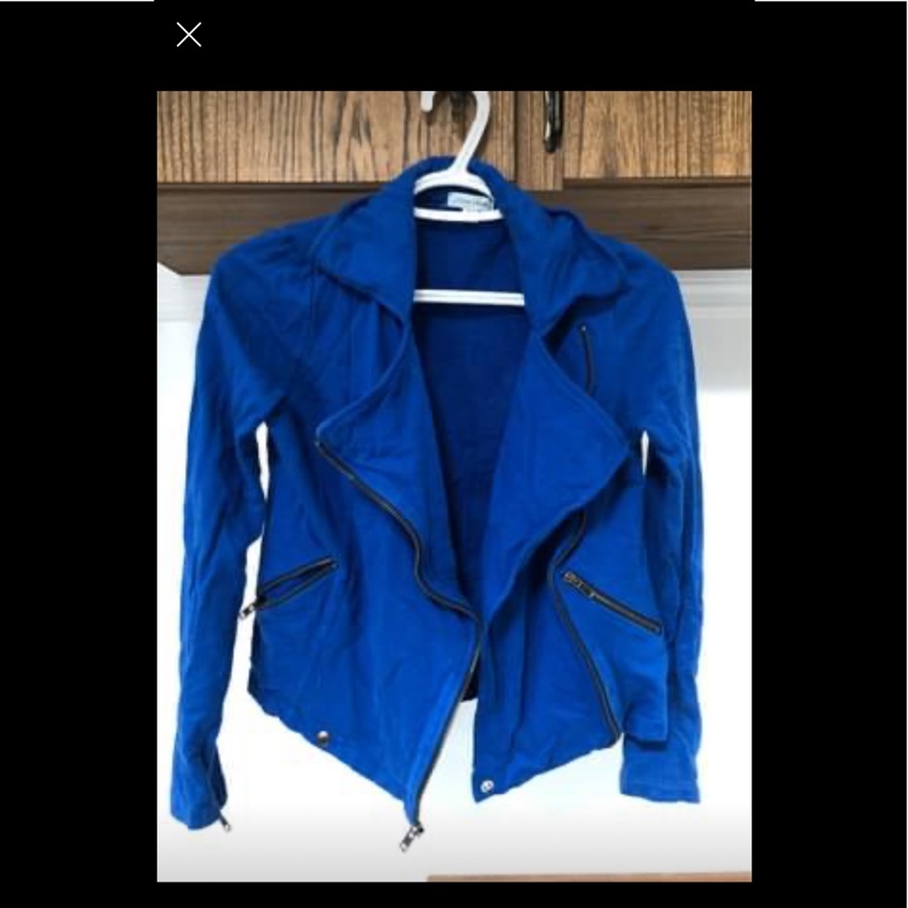 Cute juniors blue sweater and blazer
